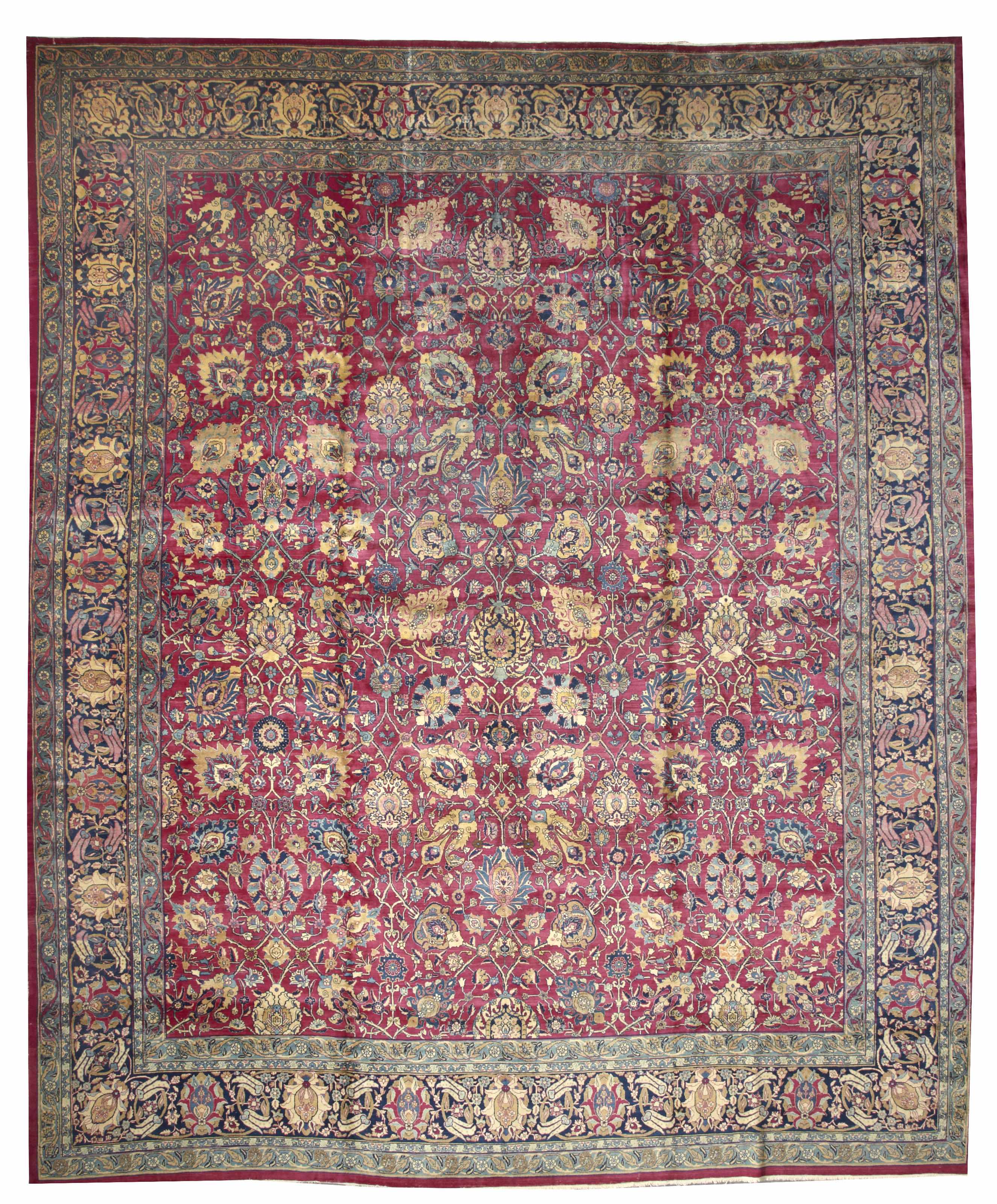 Appraisal: A Tabriz carpet Northwest Persiacirca size approximately ft in x