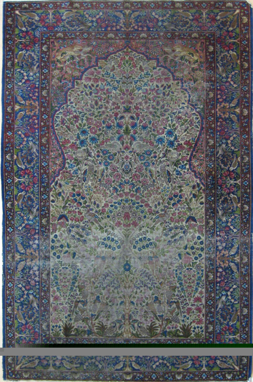 Appraisal: Kirman tree of life rug ca ' x '