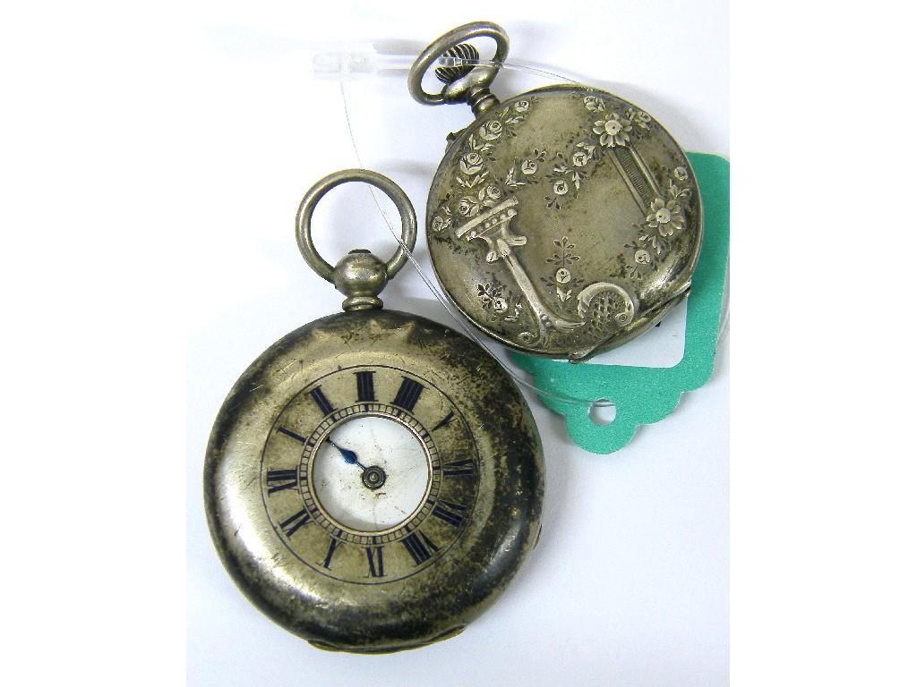 Appraisal: Silver fusee lever pocket watch hallmarked London the movement signed