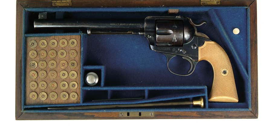 Appraisal: CASED COLT BISLEY FLAT TOP TARGET SINGLE ACTION REVOLVER Cal