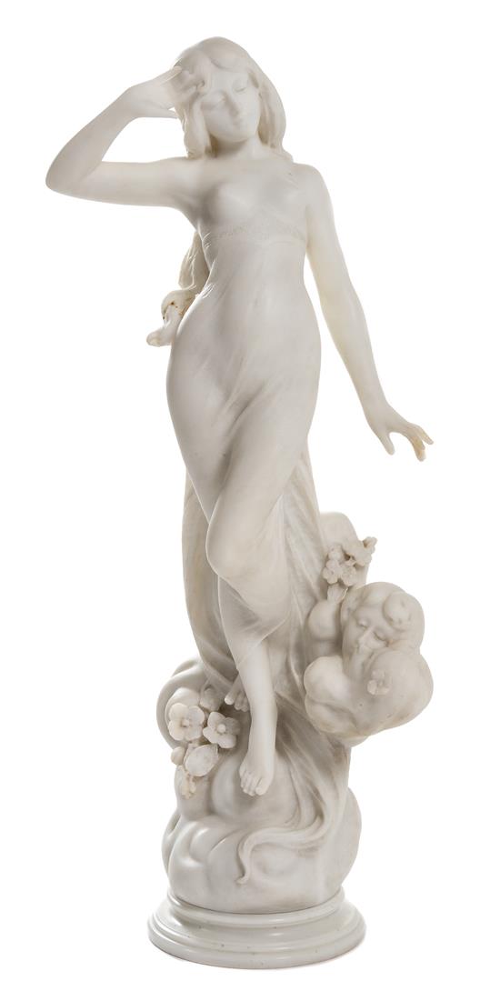 Appraisal: Sale Lot A Batacchi Italian th Century Nymph Rising From