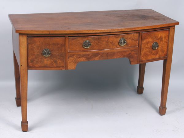 Appraisal: Early th Century English Chippendale mahogany diminutive server h x