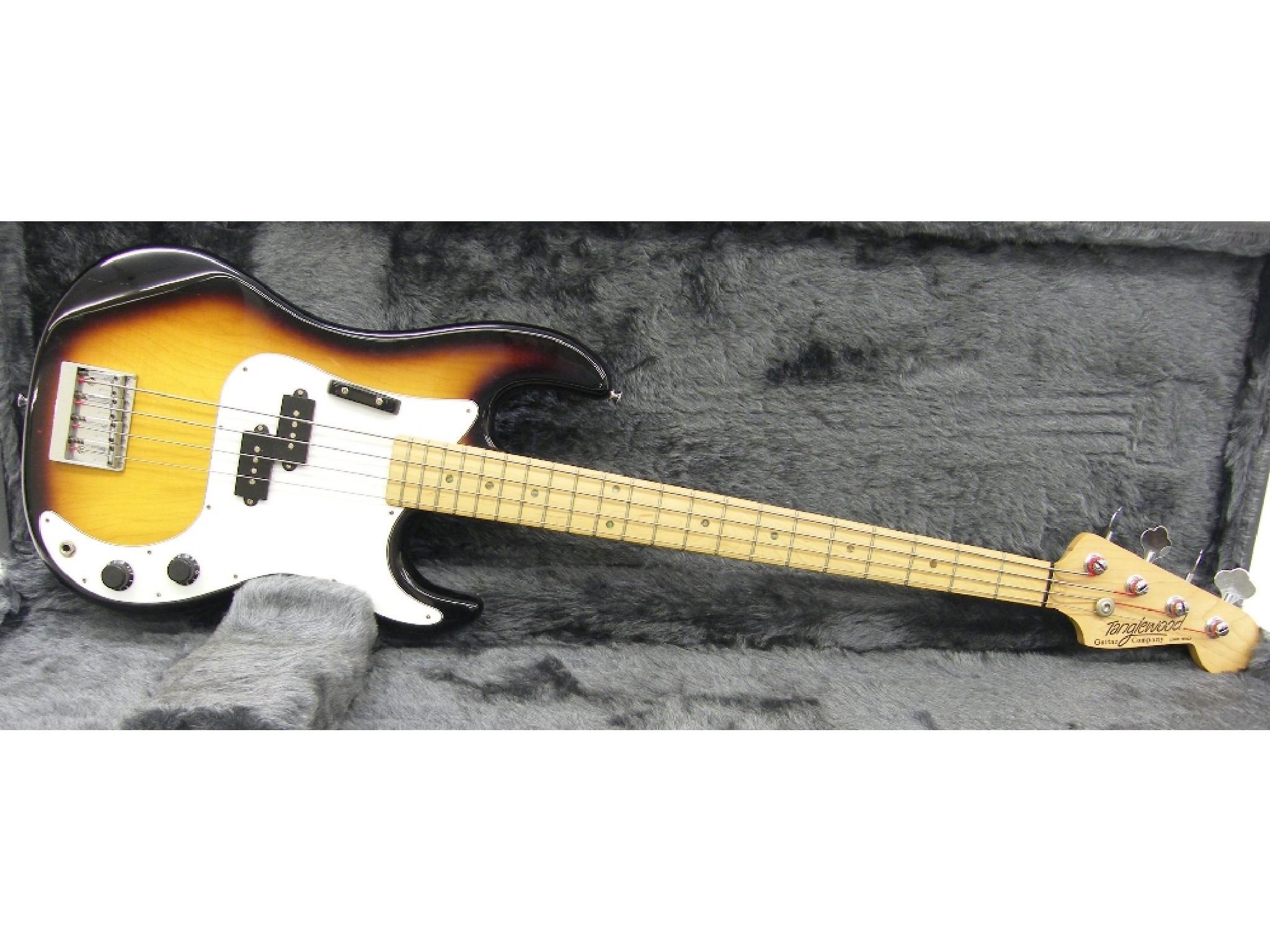 Appraisal: Tanglewood Lone Wolf bass guitar sunburst finish electrics appear to