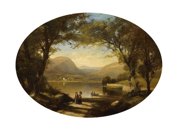 Appraisal: BOUGHTON GEORGE HENRY American - ''Grasmere'' oil on canvas x