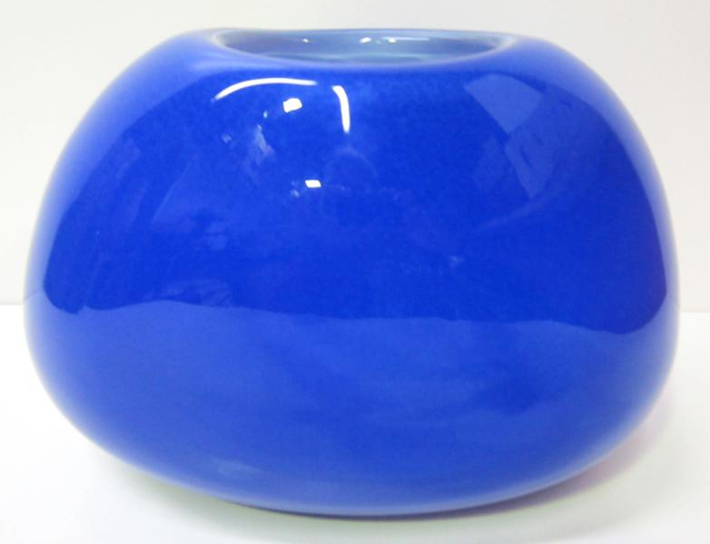 Appraisal: A BLUE COUNTRY ROAD VASE A BLUE COUNTRY ROAD VASE