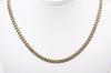 Appraisal: NECK CHAIN - Vintage K yellow gold curb link neck