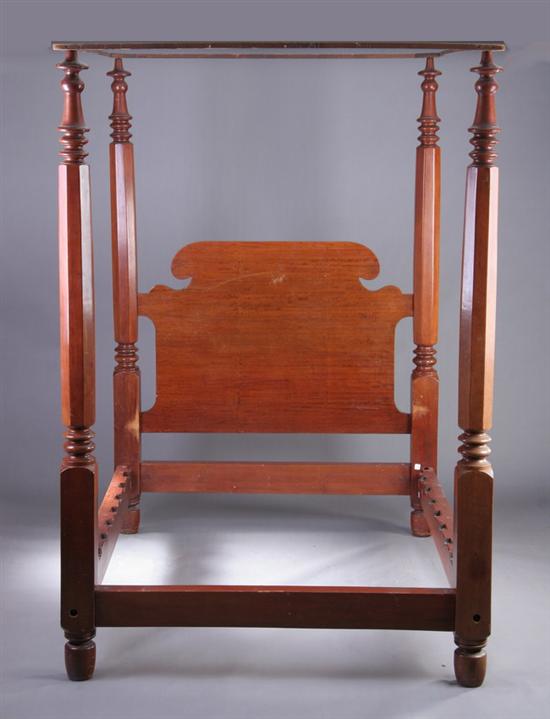 Appraisal: AMERICAN EMPIRE HIGH POST BED circa probably from Kentucky Arched