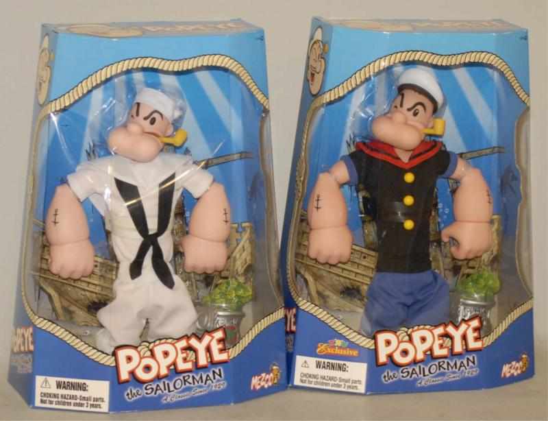 Appraisal: Lot of Popeye Toys in Boxes Condition Excellent Size Each