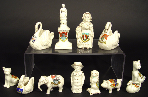 Appraisal: Collection of crested china animals and figures including Mother Shipton