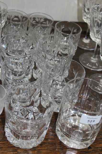 Appraisal: A QUANTITY OF TUMBLER DRINKING GLASSES