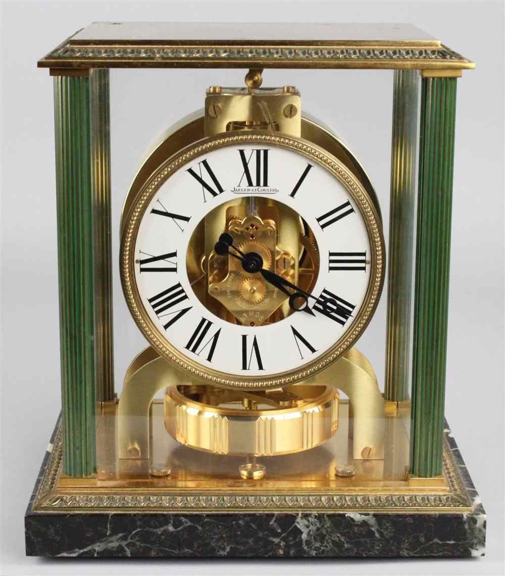 Appraisal: JAGER-LECOULTRE ATMOS CLOCK marked on the face and the works