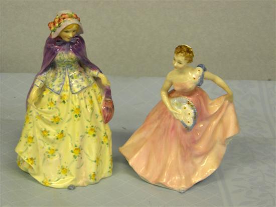 Appraisal: Two Royal Doulton figure Jennifer HN and Invitation HN