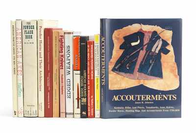 Appraisal: Thirteen reference Books on Knives Axes Powder Horns Lot includes