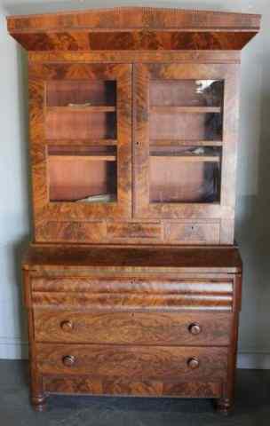 Appraisal: Empire Secretary Desk From a Nyack NY estate Dimensions ''