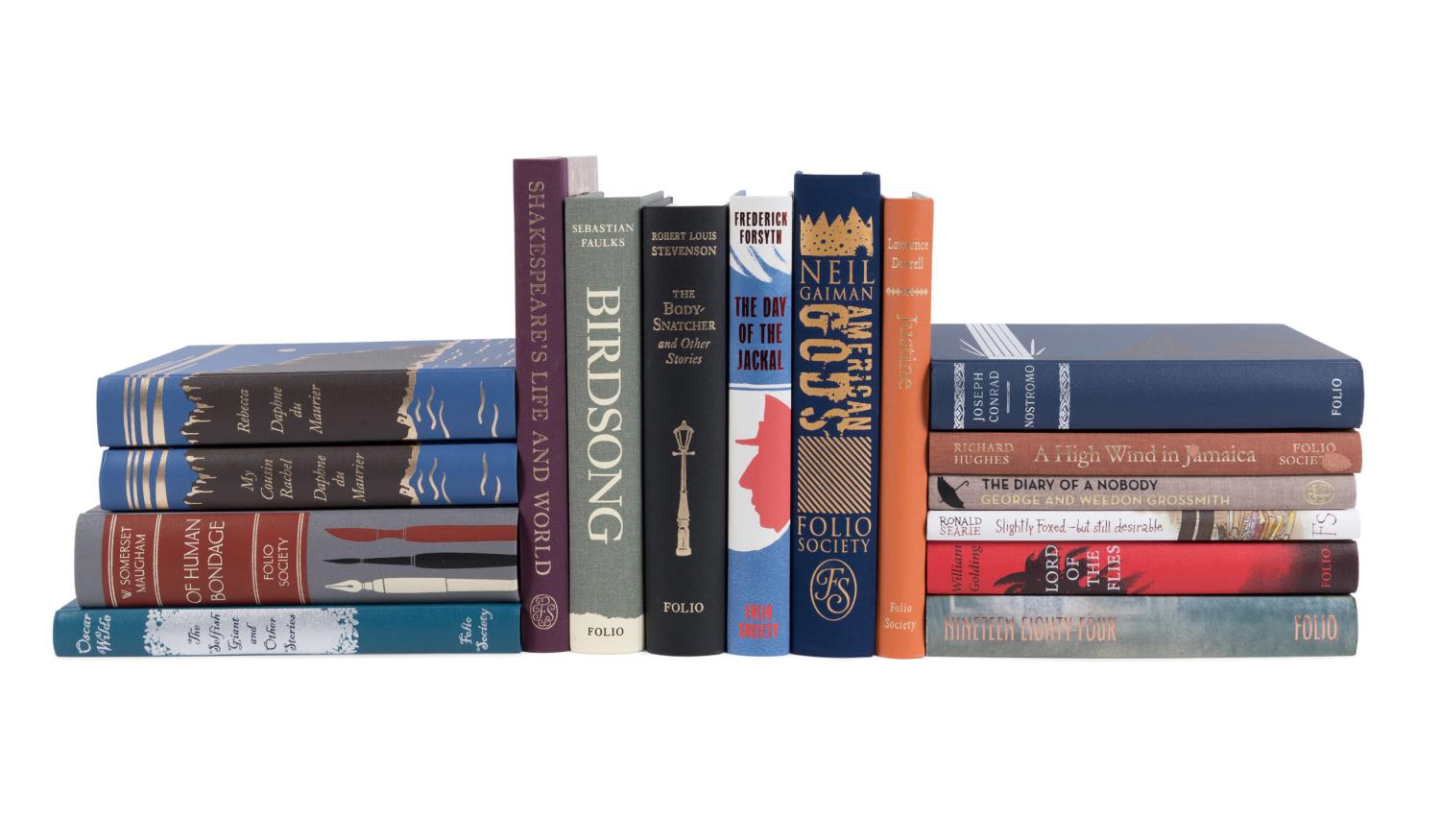 Appraisal: SIXTEEN FOLIO SOCIETY FICTION HISTORY BOOKS Assortment of sixteen The