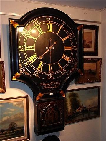 Appraisal: A LARGE TH CENTURY STYLE ACT OF PARLIAMENT WALL CLOCK