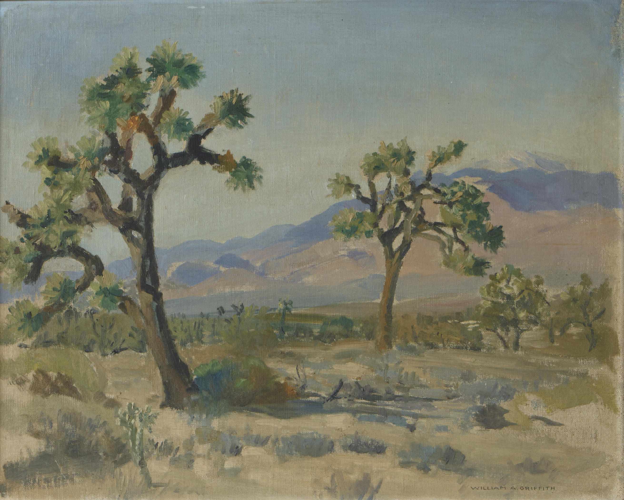 Appraisal: William Alexander Griffith - Joshua Trees signed 'William A Griffith'