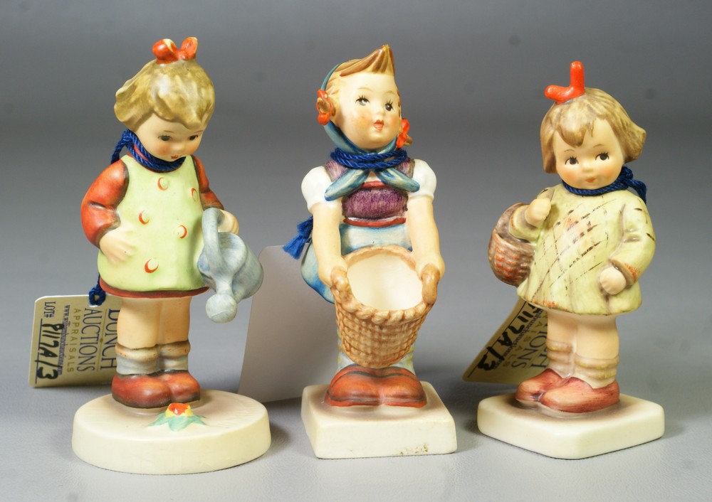 Appraisal: Goebel Hummel Figurines Little Helper No TMK- I Brought You