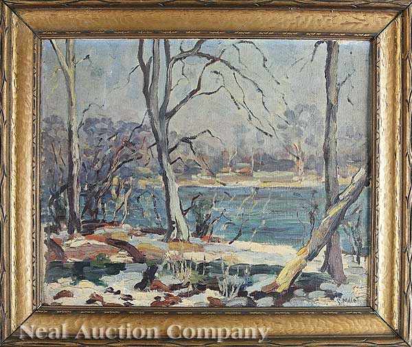 Appraisal: Clarence Millet American New Orleans - Early Winter oil on