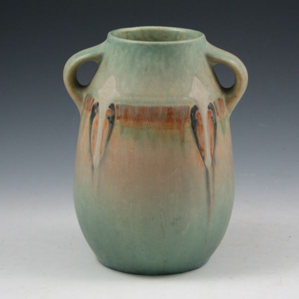 Appraisal: Roseville Montacello - vase in light blue Unmarked Mint tall