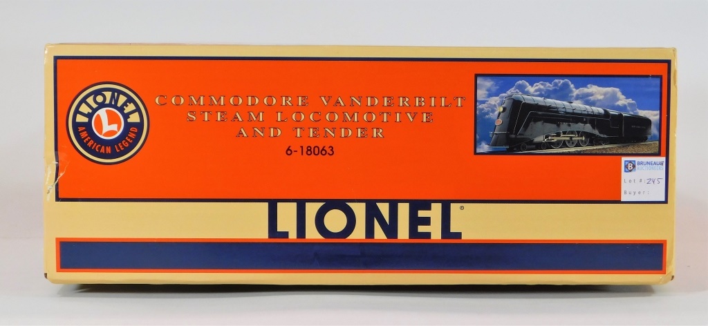 Appraisal: LIONEL COMMODORE VANDERBILT STEAM LOCOMOTIVE TRAIN United States ContemporaryO gauge