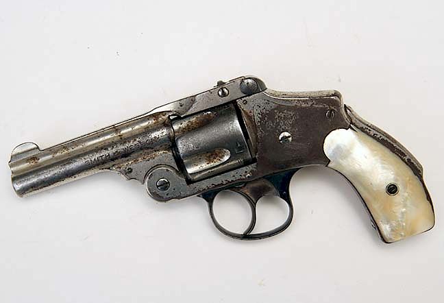 Appraisal: S and W Revolver Pearl grips lemon squeezer SN This