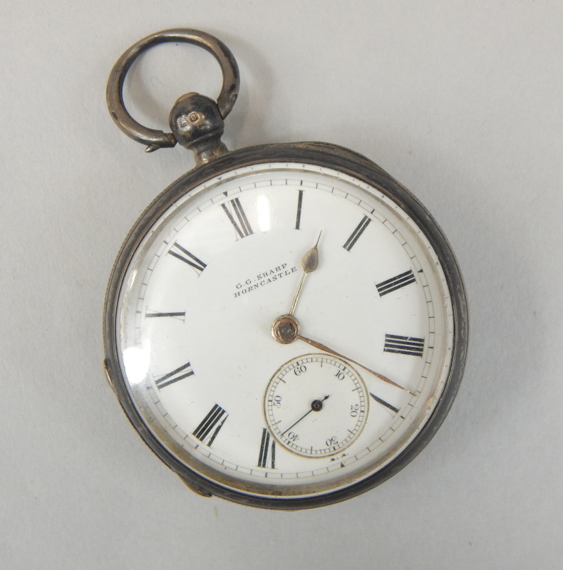 Appraisal: A Victorian silver key wind pocket watch by G G