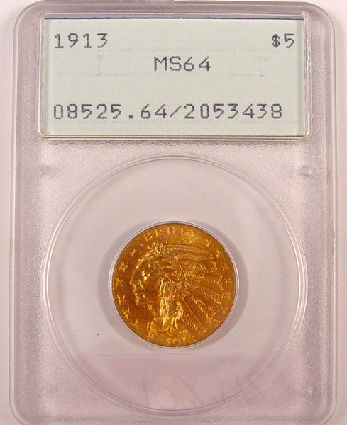 Appraisal: GOLD HALF EAGLE PCGS MS Graded from PCGS as MS