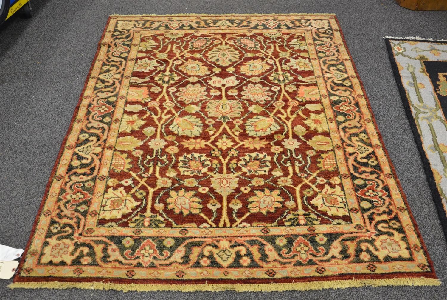 Appraisal: x Handwoven Oushak Style Carpet