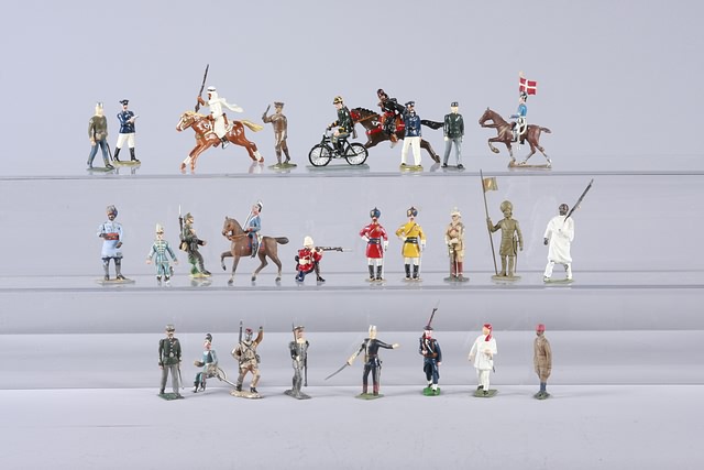 Appraisal: Lot of assorted metal figures by various manufacturers and representing