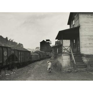 Appraisal: Marion Post Wolcott Photograph Unemployed Coal Miner's Child Carrying Home