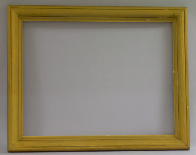 Appraisal: th Century American School Painted Wood Frame unsigned scattered nicks