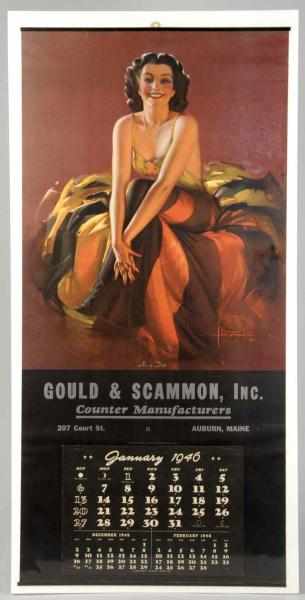 Appraisal: Rolf Armstrong Calendar from Alburn ME Description Titled It's a