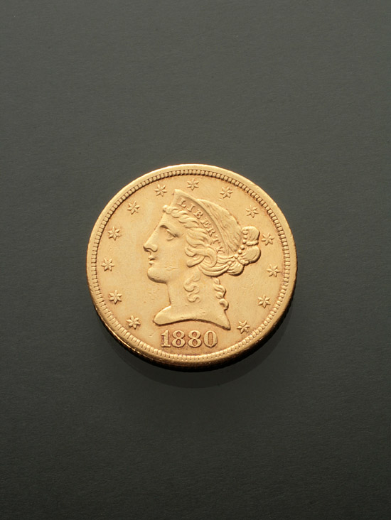 Appraisal: U S Half Eagle Five-Dollar Gold Coin Dated CC