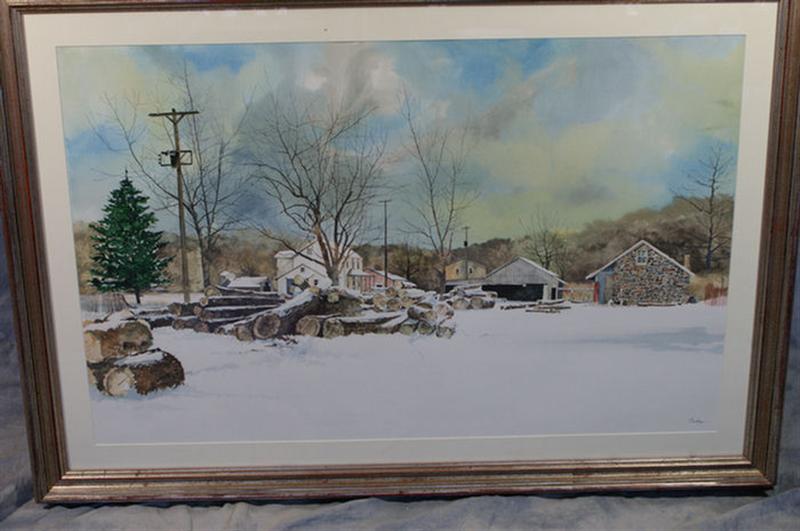 Appraisal: Peter Sculthorpe American th c w c Northbrook Mill x