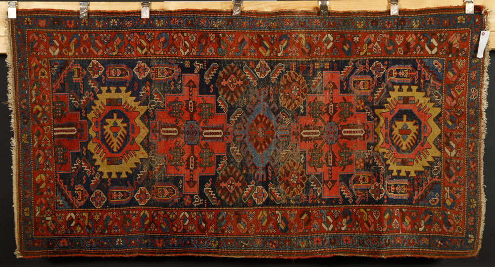 Appraisal: - Antique Caucasian Carpet Antique Caucasian carpet ' x '