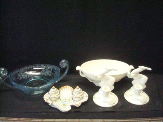 Appraisal: Lot of Assorted Porcelain together with a Deco Bowl From