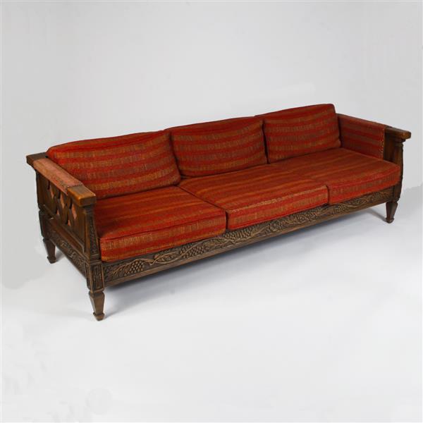 Appraisal: Romweber Viking Oak Sofa H x W x D