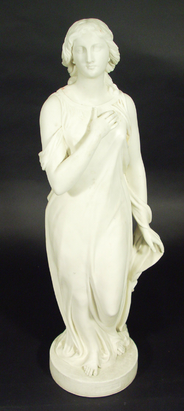 Appraisal: Large Victorian Copeland parian figure of Beatrice impressed factory marks