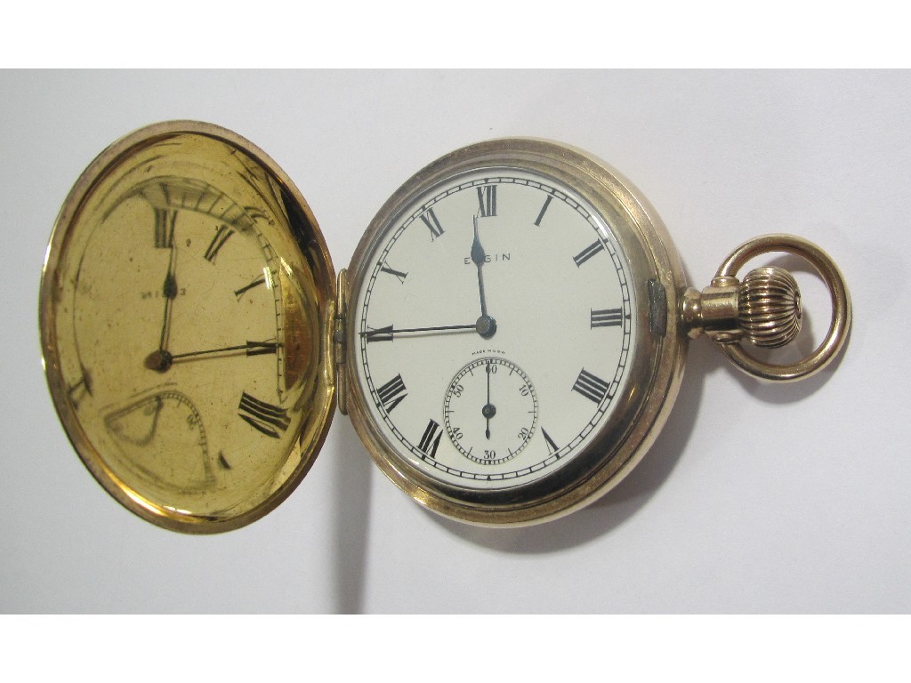 Appraisal: Rolled gold Elgin full hunter pocket watch