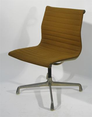 Appraisal: A Herman Miller EA polished aluminium chair designed by Charles