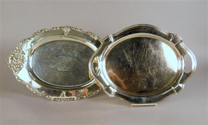 Appraisal: Bailey Banks Biddle sterling silver tray th century Of oval