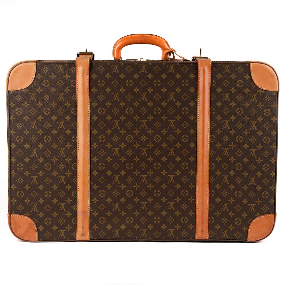 Appraisal: Louis Vuitton Suitcase Trunk Louis Vuitton France Suitcase trunk in