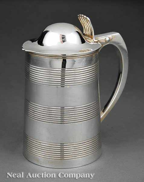 Appraisal: A Good George III Sterling Silver Tankard Thomas Ollivant London