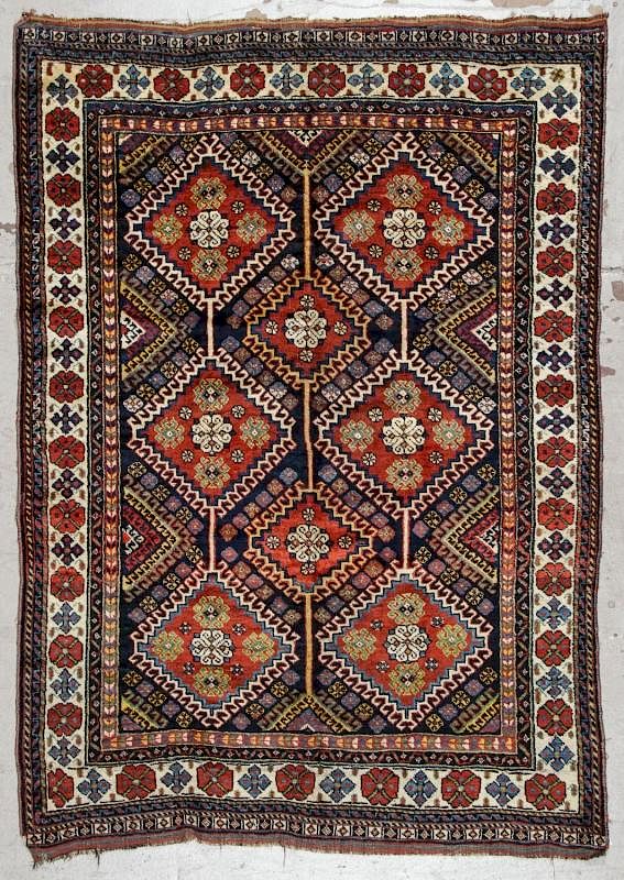 Appraisal: Antique Gashgai Rug Persia ' '' x ' '' Antique