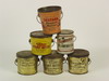 Appraisal: PEANUT BUTTER TINS - Lot of six vintage tin litho