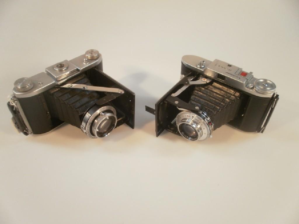 Appraisal: A Voigtlander Bessa folding camera and Ensign Selfix camera