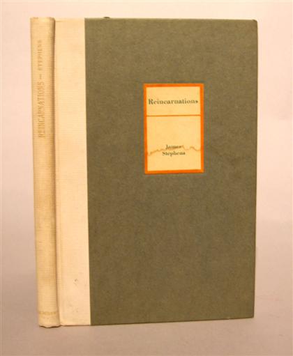 Appraisal: vol Stephens James Reincarnations New York Macmillan First American edition