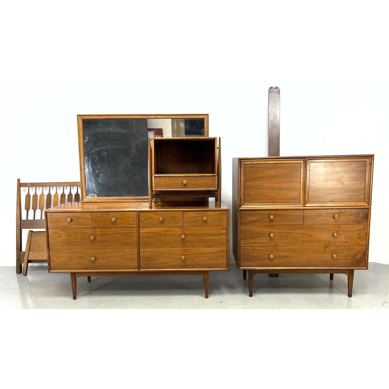 Appraisal: Drexel Declaration by Kipp Stewart bedroom set With full size