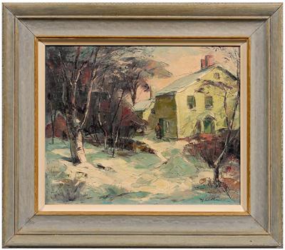 Appraisal: Merton W Willmore painting Merton Widdicombe Willmore Massachusetts Ohio -